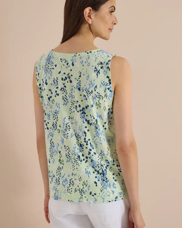 Cecil Top mit Print - Raw Matcha Lime