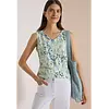 Top met Print - Raw Matcha Lime