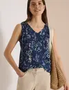 Cecil Top mit Print - Urban Dark Blue