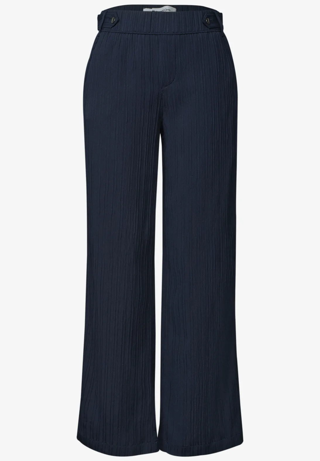 Street One Structured Pants - Darkest Blue