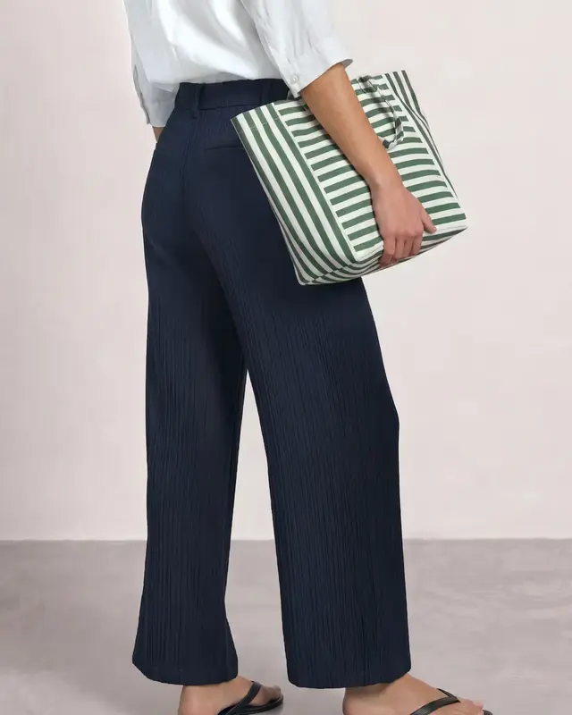 Street One Structuur Broek - Darkest Blue