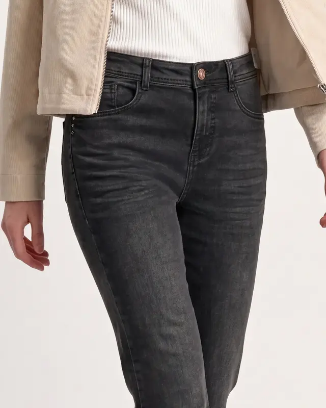 Street One Bootcut Jeans Blaire - Black Washed