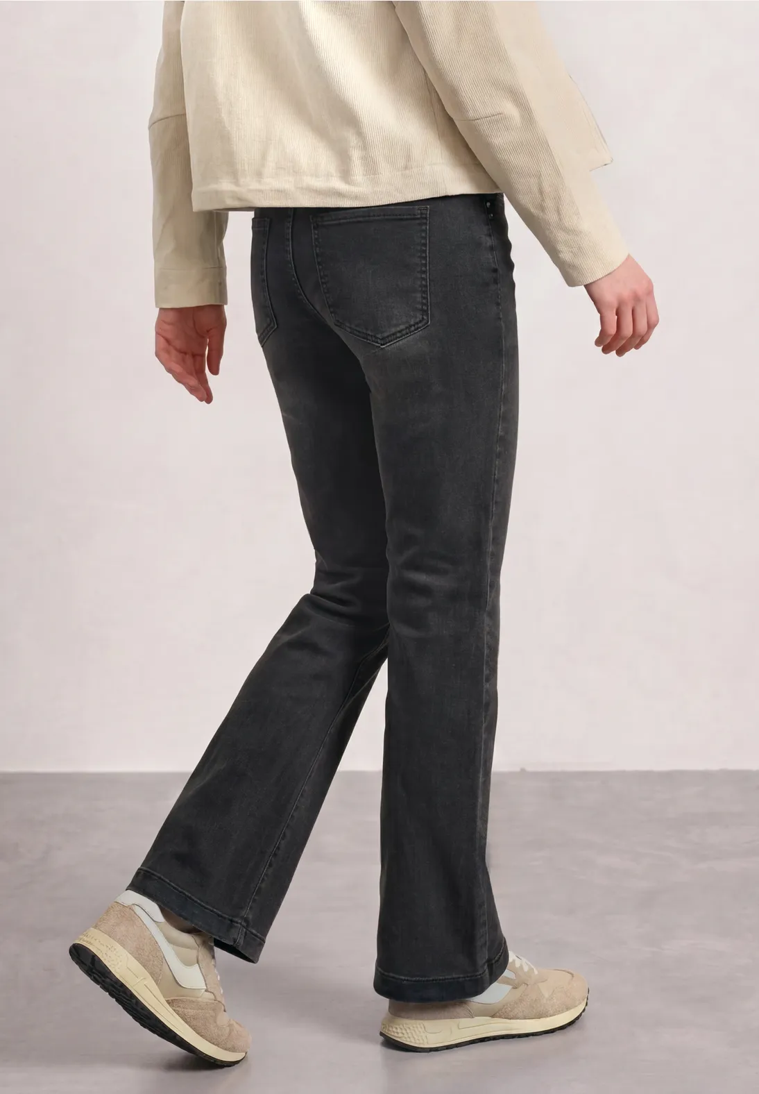 Street One Bootcut Jeans Blaire - Black Washed