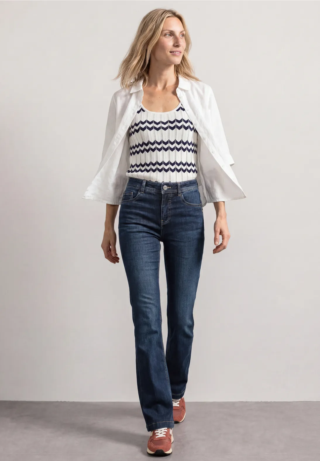 Street One Bootcut Jeans Blaire - Dark Blue Washed