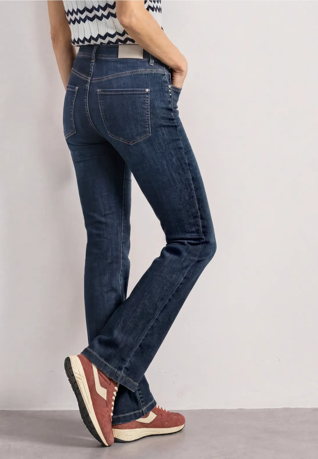 Street One Bootcut Jeans Blaire - Dark Blue Washed