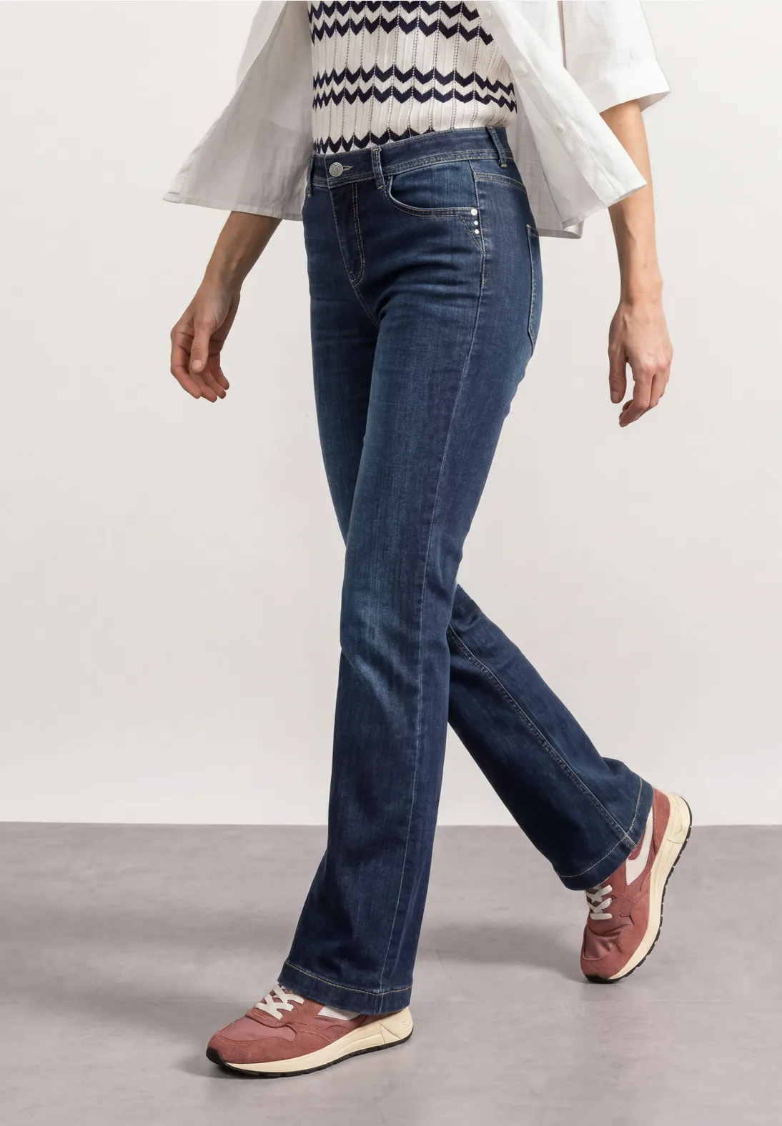 Street One Bootcut Jeans Blaire - Dark Blue Washed