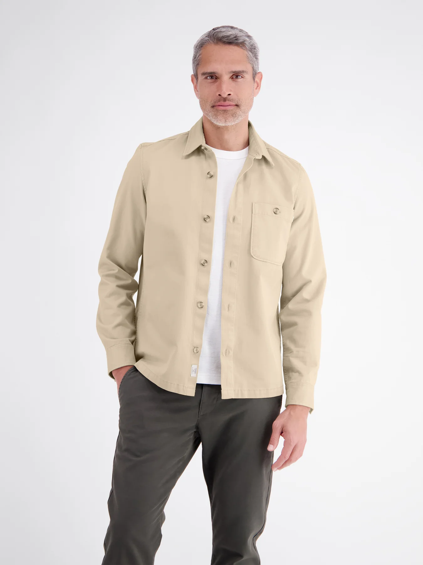 Lerros Basic Shirt - Gravel Beige