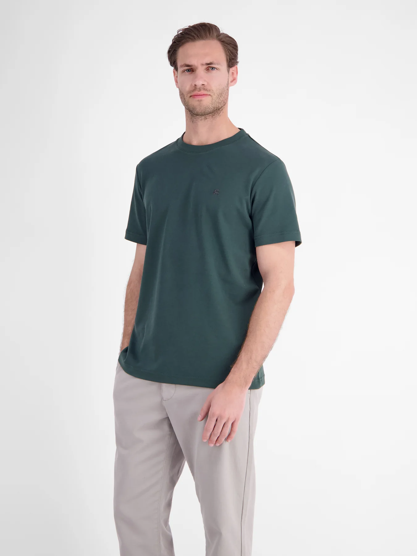 Lerros Basic T-Shirt - Cedar Green