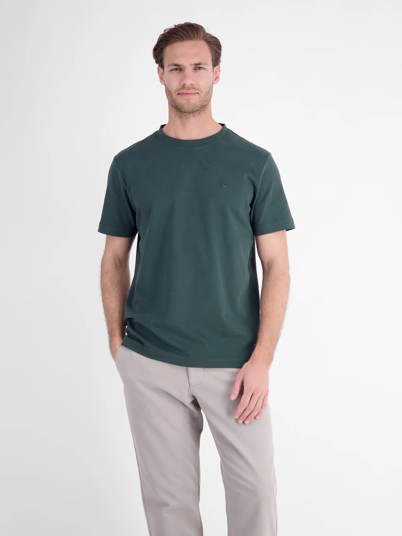 Lerros Basic T-Shirt - Cedar Green