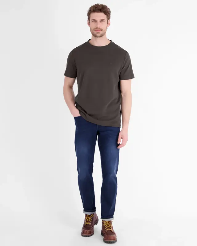 Lerros Basic T-Shirt - Timber Brown