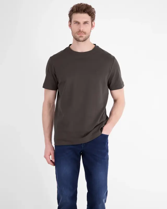 Lerros Basic T-Shirt - Timber Brown