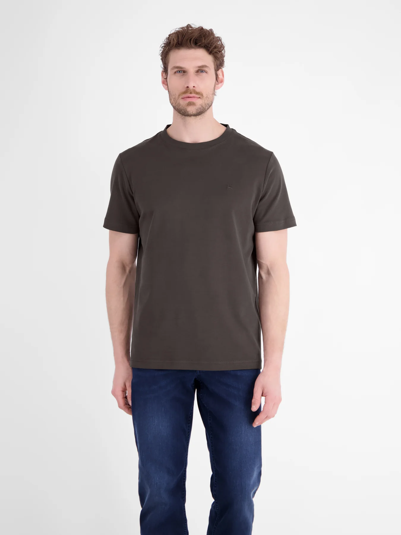 Lerros Basic T-Shirt - Timber Brown