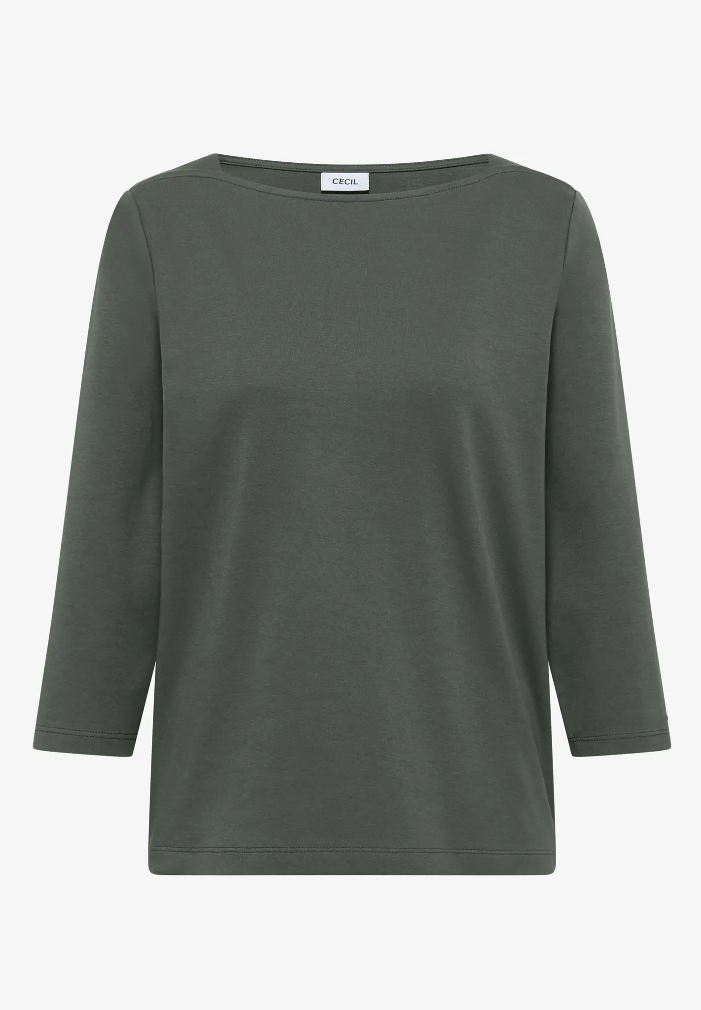 Cecil Basic Shirt- Dried Olive Green