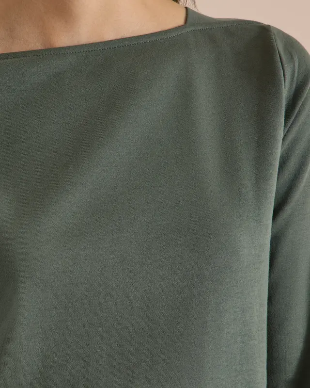 Cecil Basic Shirt- Dried Olive Green