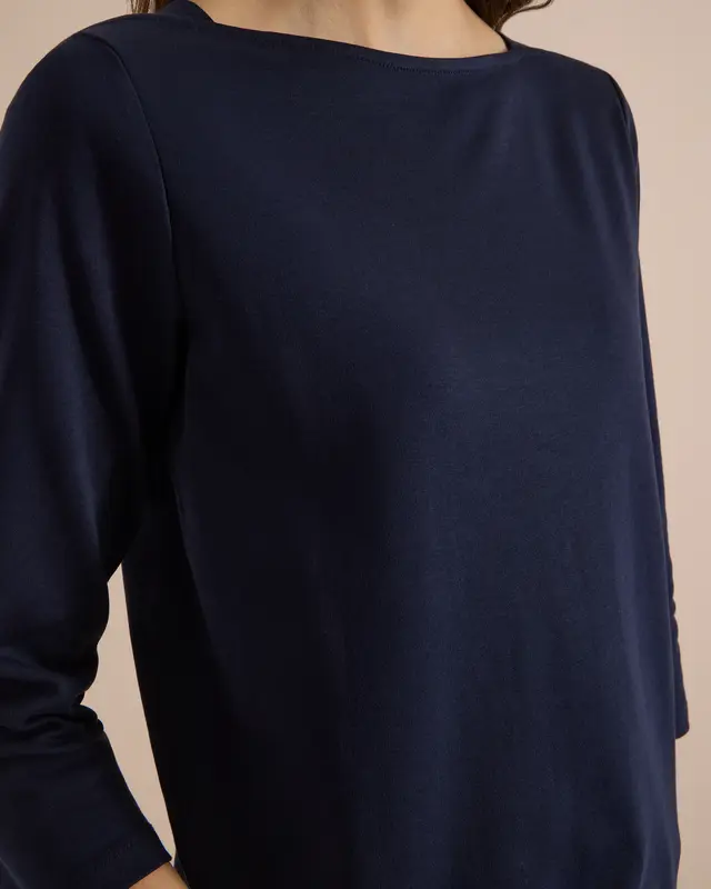 Cecil Basic Shirt- Urban Dark Blue