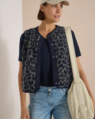 Cecil Teddy Cardigan - Dried Olive Green