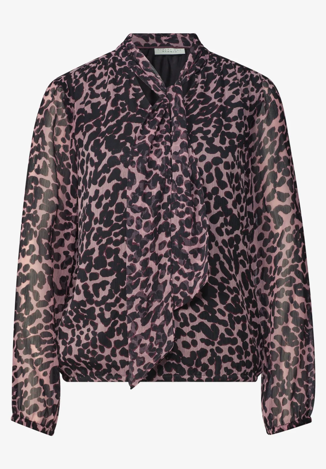 Street One Studio Chiffon Bluse - Pearly Rose