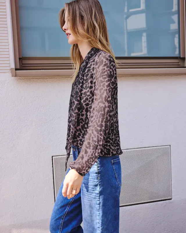 Street One Studio Chiffon Blouse - Pearly Rose