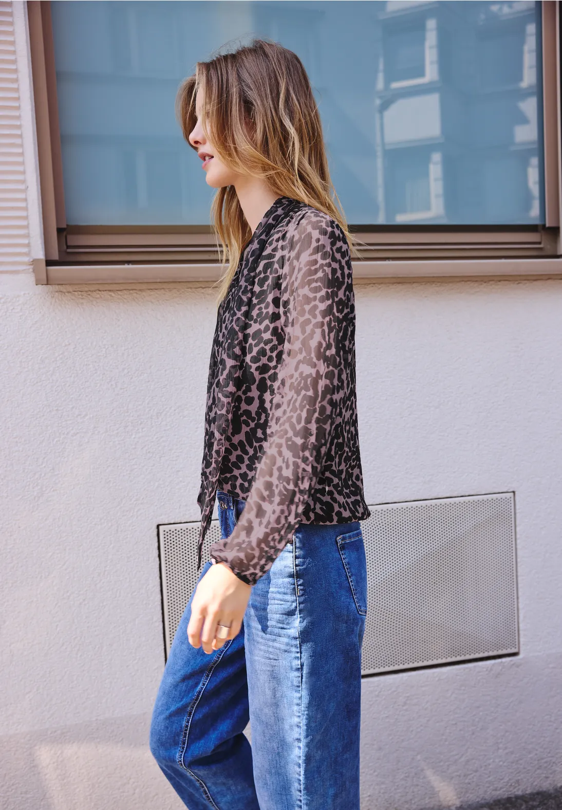 Street One Studio Chiffon Blouse - Pearly Rose