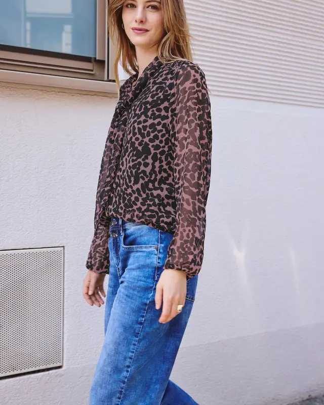 Street One Studio Chiffon Blouse - Pearly Rose