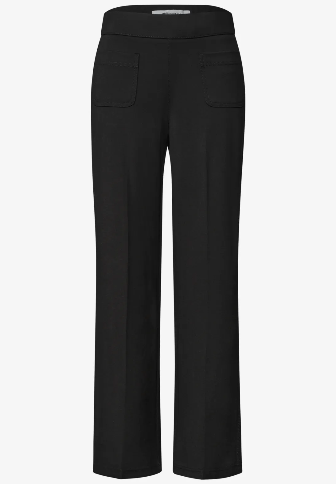 Street One High Waist Broek Amalia - Black
