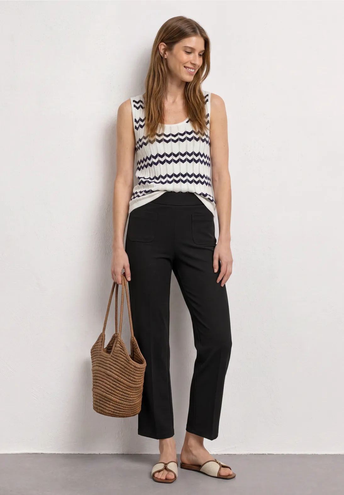 Street One High Waist Hose Amalia - Black