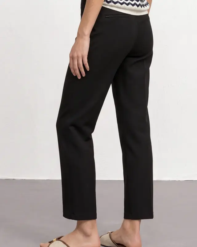 Street One High Waist Broek Amalia - Black