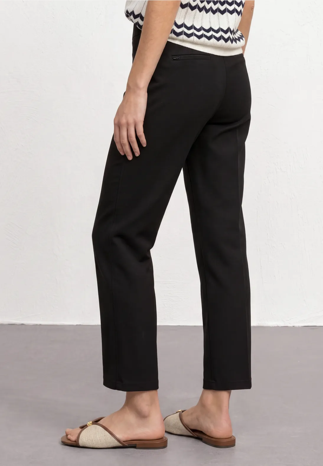 Street One High Waist Broek Amalia - Black