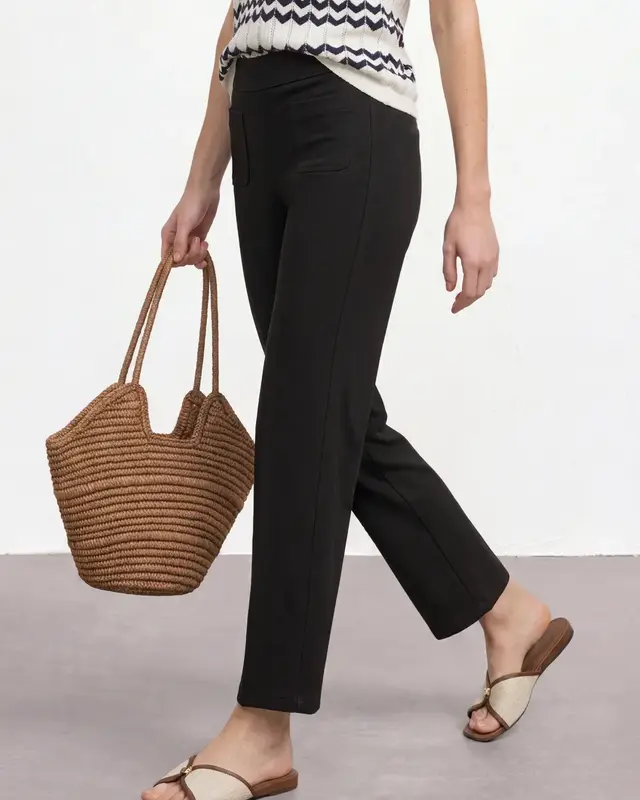 Street One High Waist Pants Amalia - Black