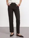 Street One High Waist Broek Amalia - Black Coffee