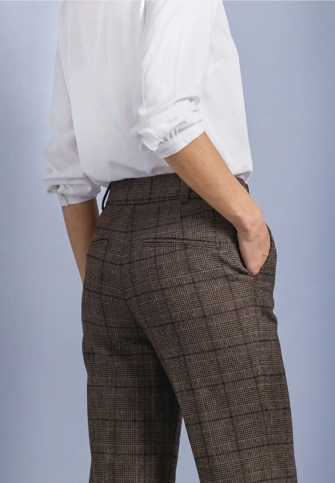 Street One High Waist Hose Amalia - Darkest Brown