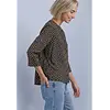 Tupfen Bluse - Black Coffee