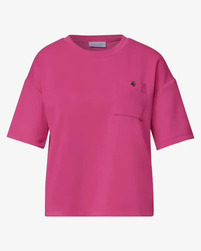 Street One Studio Silk Look Shirt - Ruby Raspberry