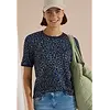 Shirt with Leopard Print - Dried Olive Green