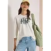Shirt mit Wording - Vanilla White
