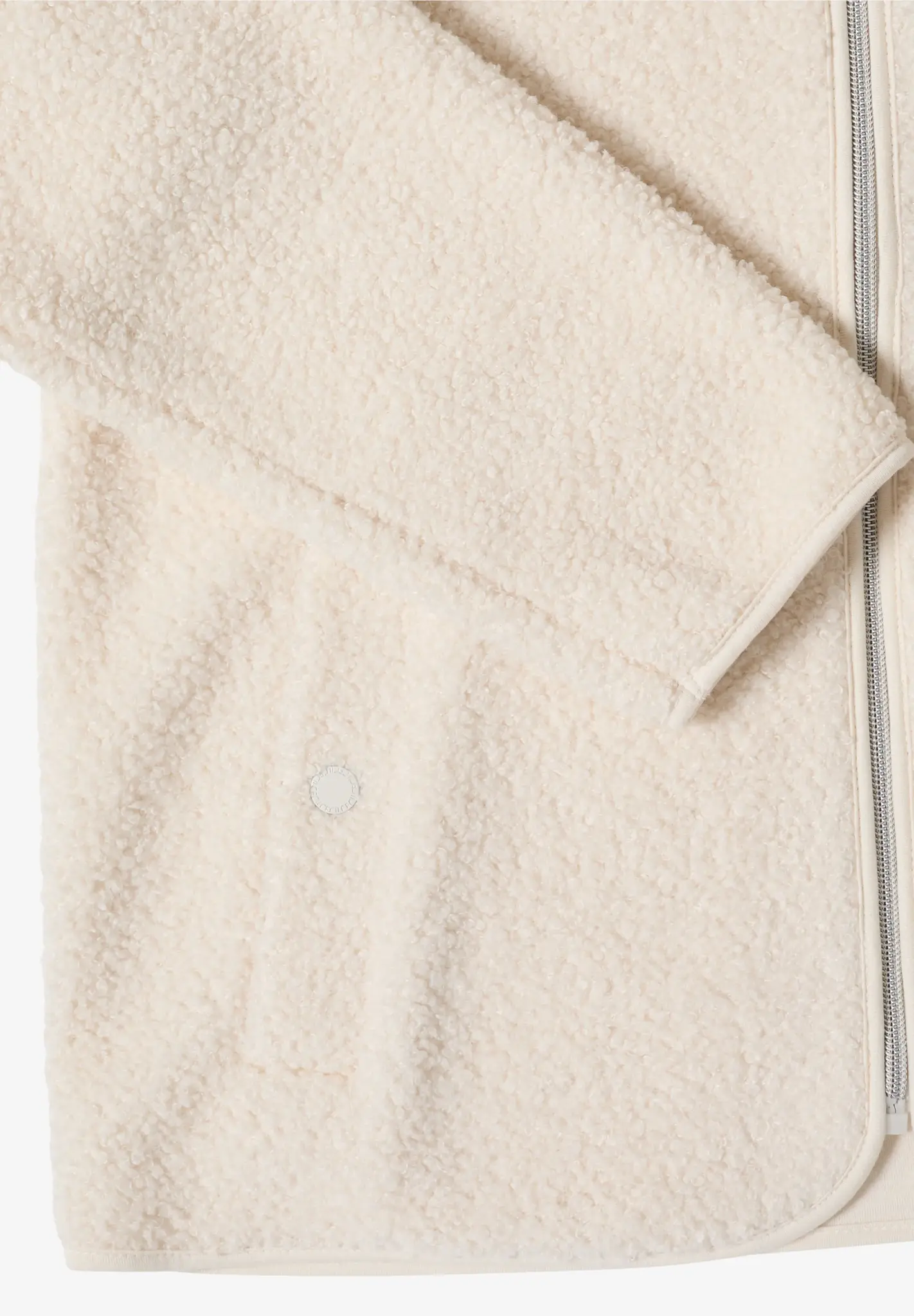 Cecil Teddy Jacke mit Kapuze - Teddy Vanilla White