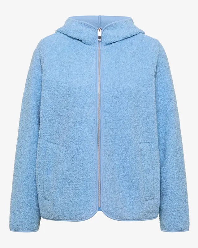 Cecil Teddy Vest met Capuchon - Easy Blue