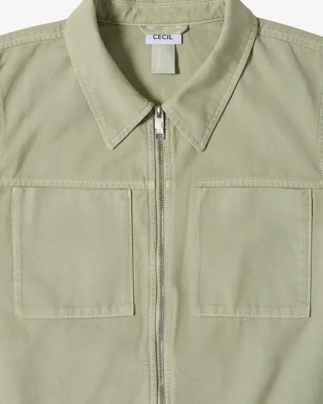 Cecil Jacket with 3/4-Sleeves - Raw Matcha Lime