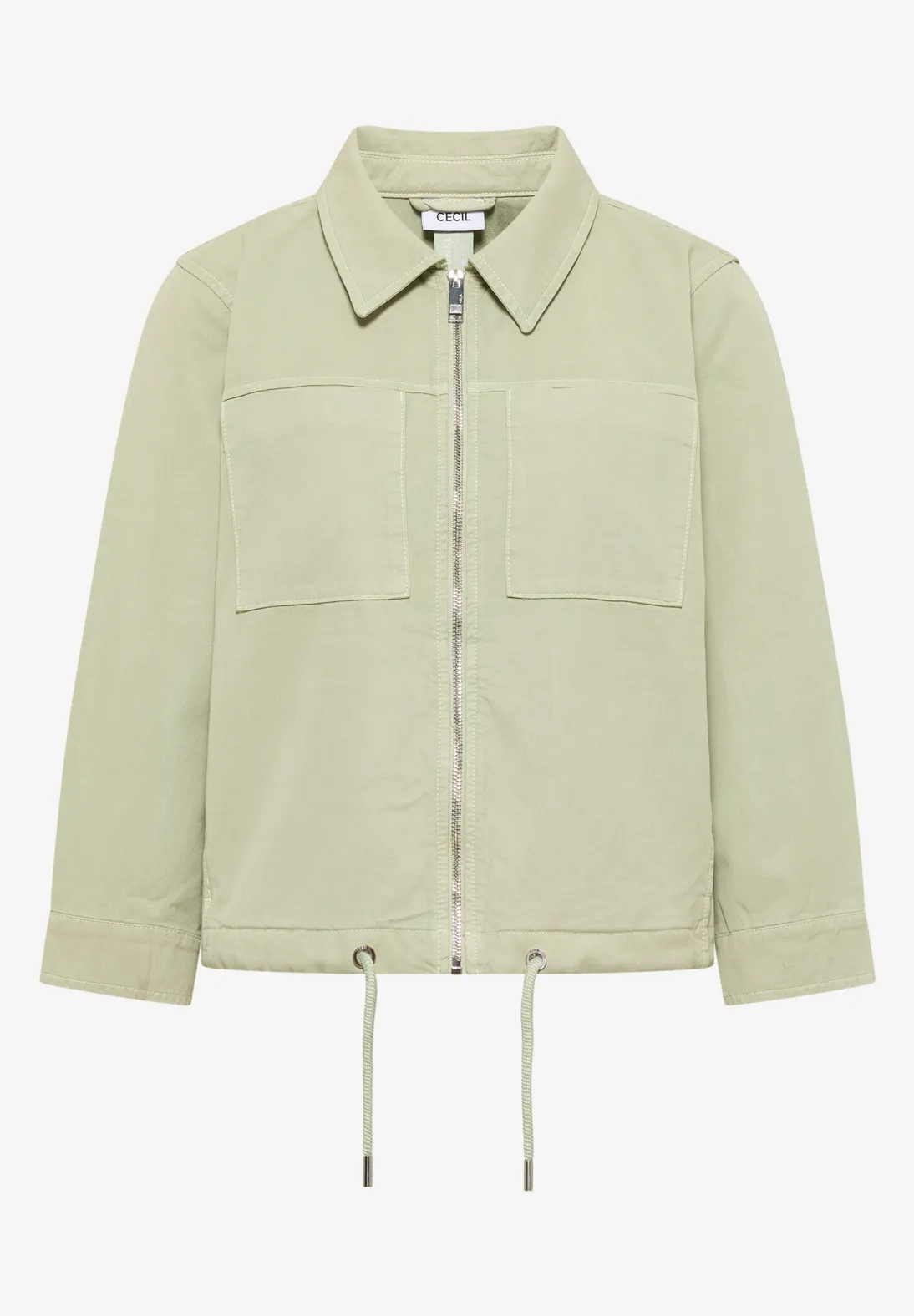 Cecil Jacket with 3/4-Sleeves - Raw Matcha Lime