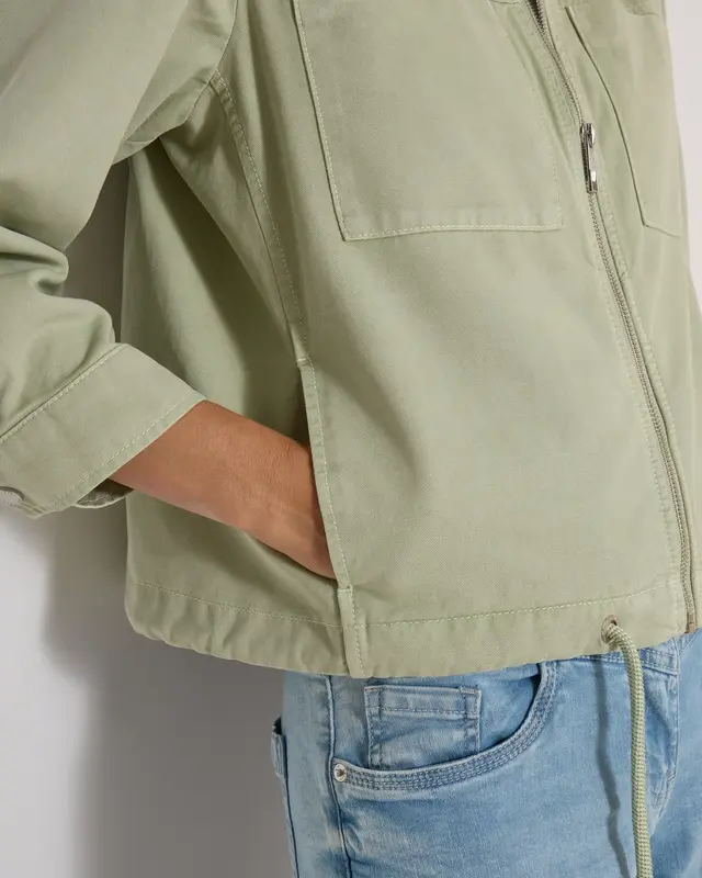 Cecil Jacke mit 3/4-Arm - Raw Matcha Lime