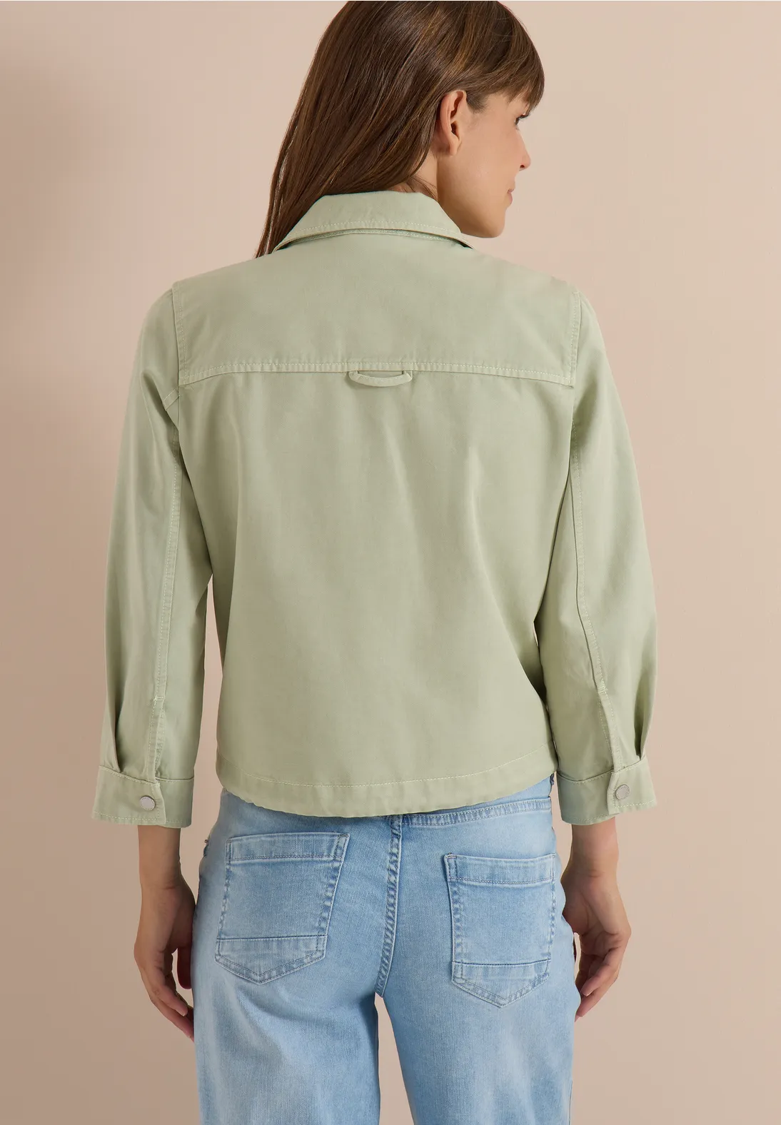 Cecil Jacke mit 3/4-Arm - Raw Matcha Lime