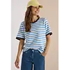 Shirt mit Leo-Detail - Easy Blue