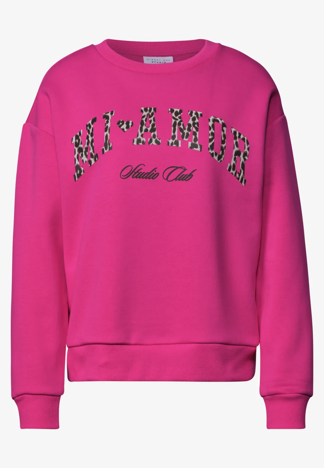 Street One Studio Loose Fit Sweatshirt - Ruby Raspberry