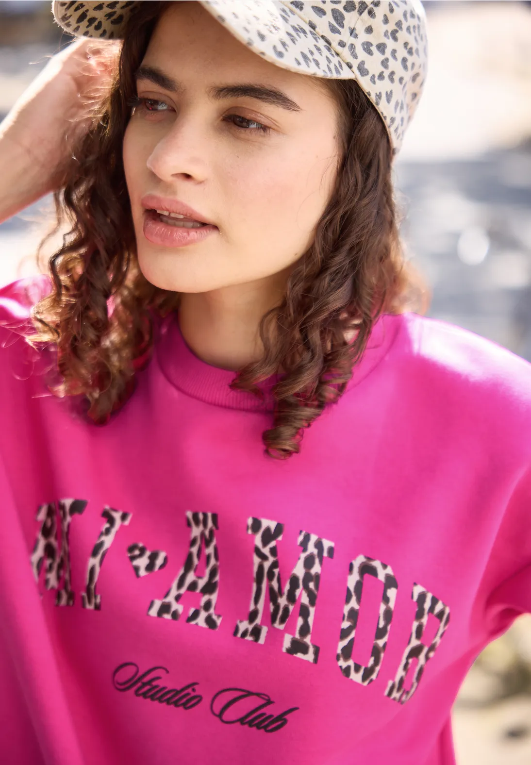 Street One Studio Loose Fit Sweatshirt - Ruby Raspberry