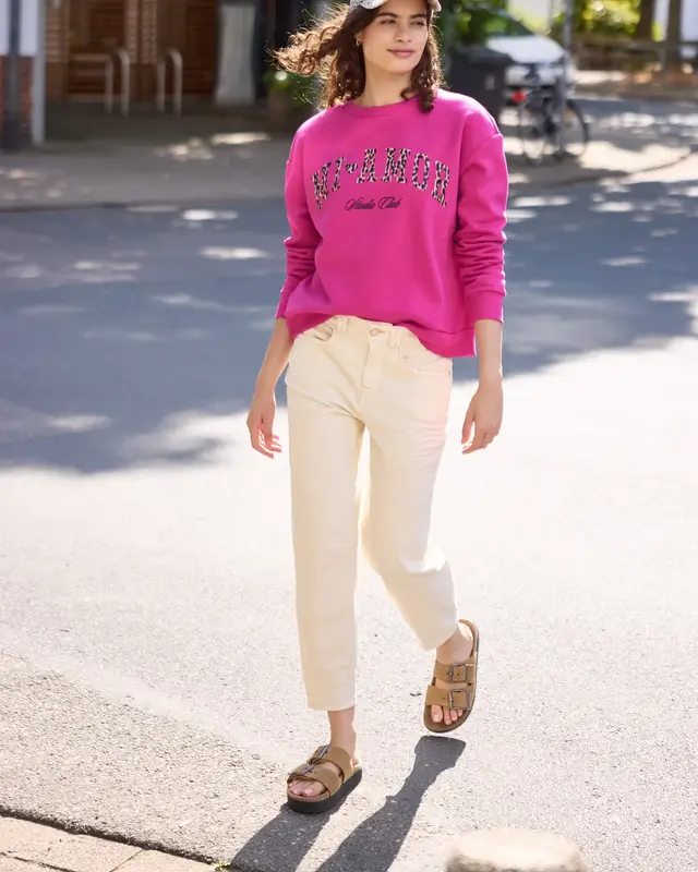 Street One Studio Loose Fit Sweatshirt - Ruby Raspberry
