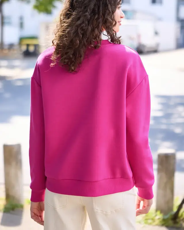 Street One Studio Loose Fit Sweatshirt - Ruby Raspberry