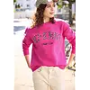 Loose Fit Sweatshirt - Ruby Raspberry
