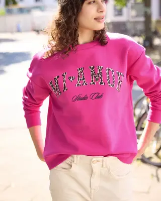 Street One Studio Loose Fit Sweatshirt - Ruby Raspberry