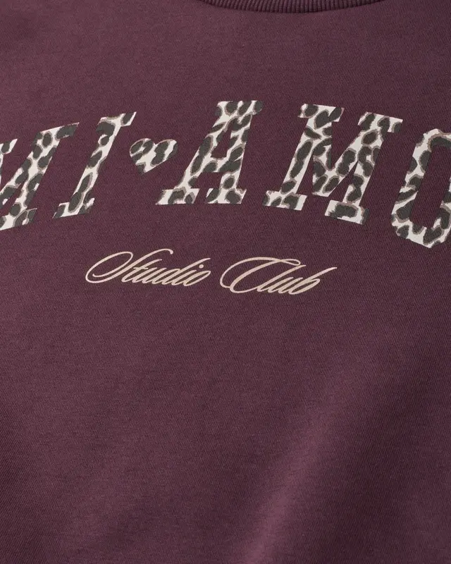 Street One Studio Loose Fit Sweatshirt - Very Berry