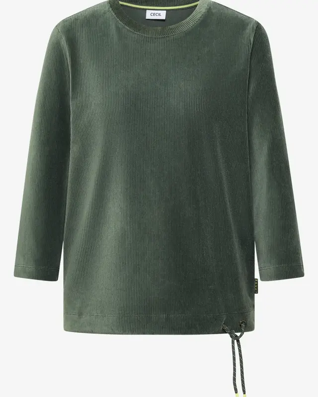 Cecil Corduroy Shirt - Dried Olive Green